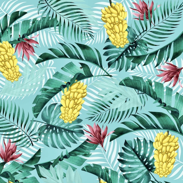 Banana Tropics - teal