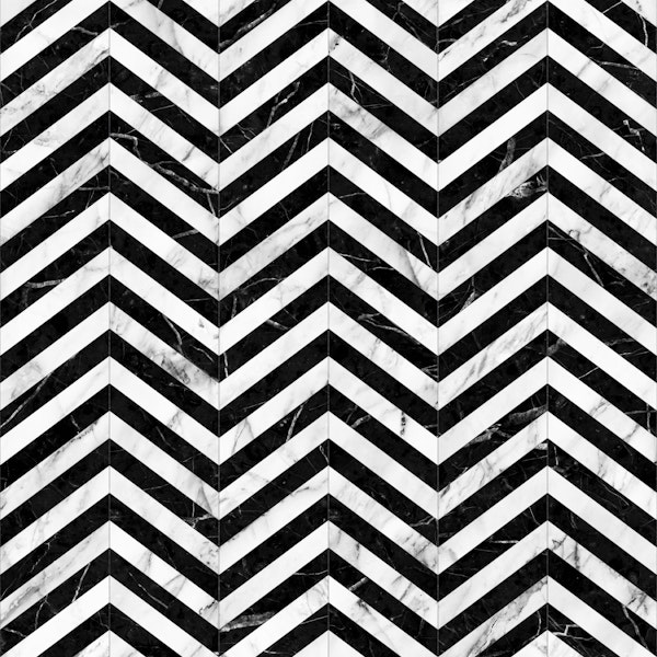 Marble Chevron Pattern