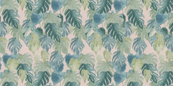Tropical watercolour jungle leaves