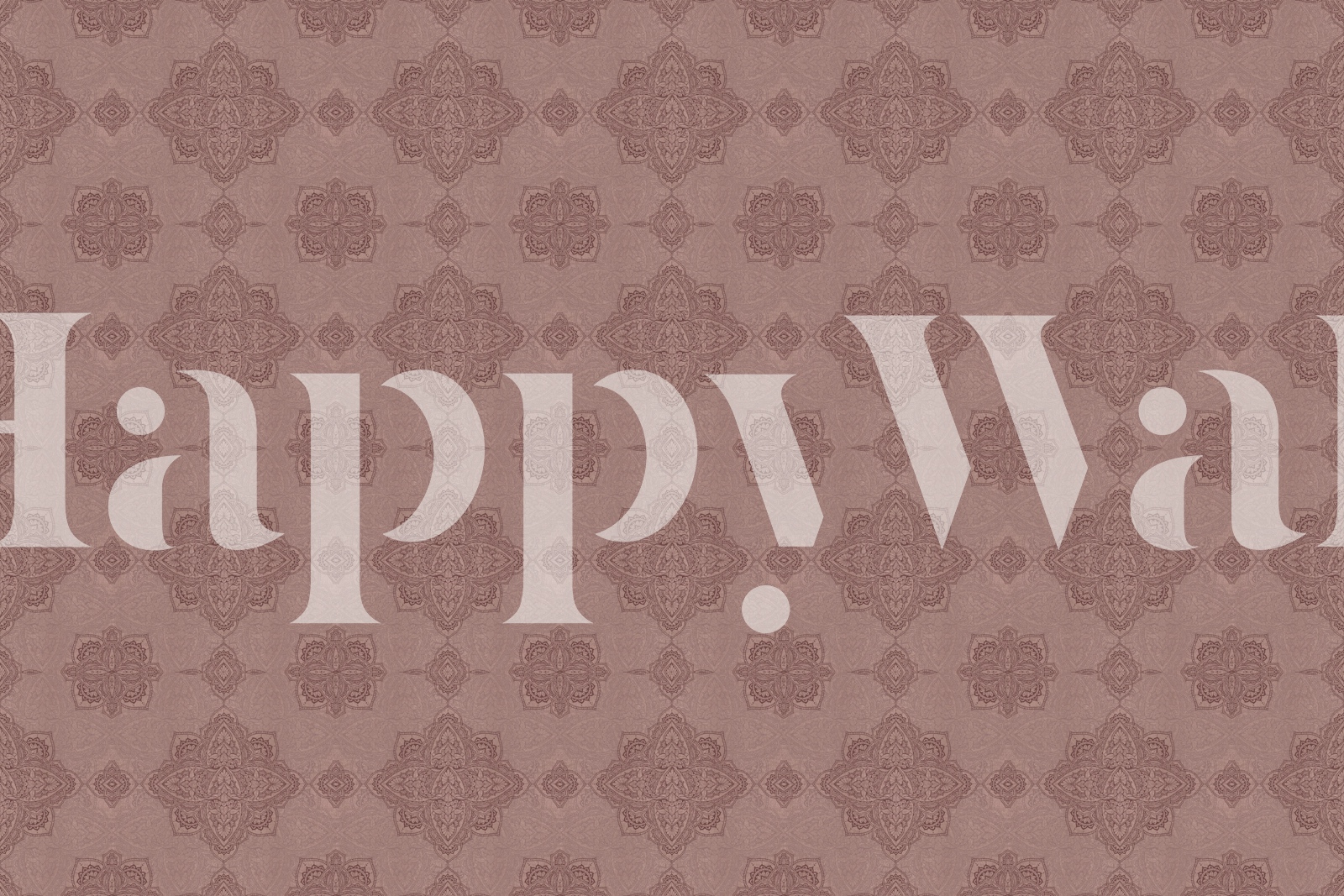 Blush Pink Marrakech Mandala Wallpaper - Buy Online | Happywall
