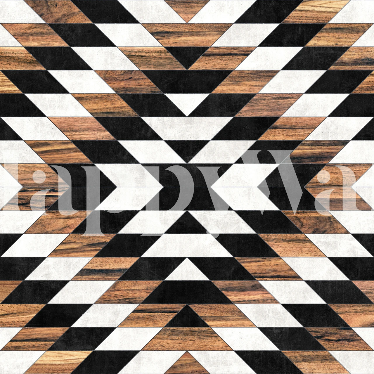 Moderni geometrijski tapet Urban Tribal Pattern No 13