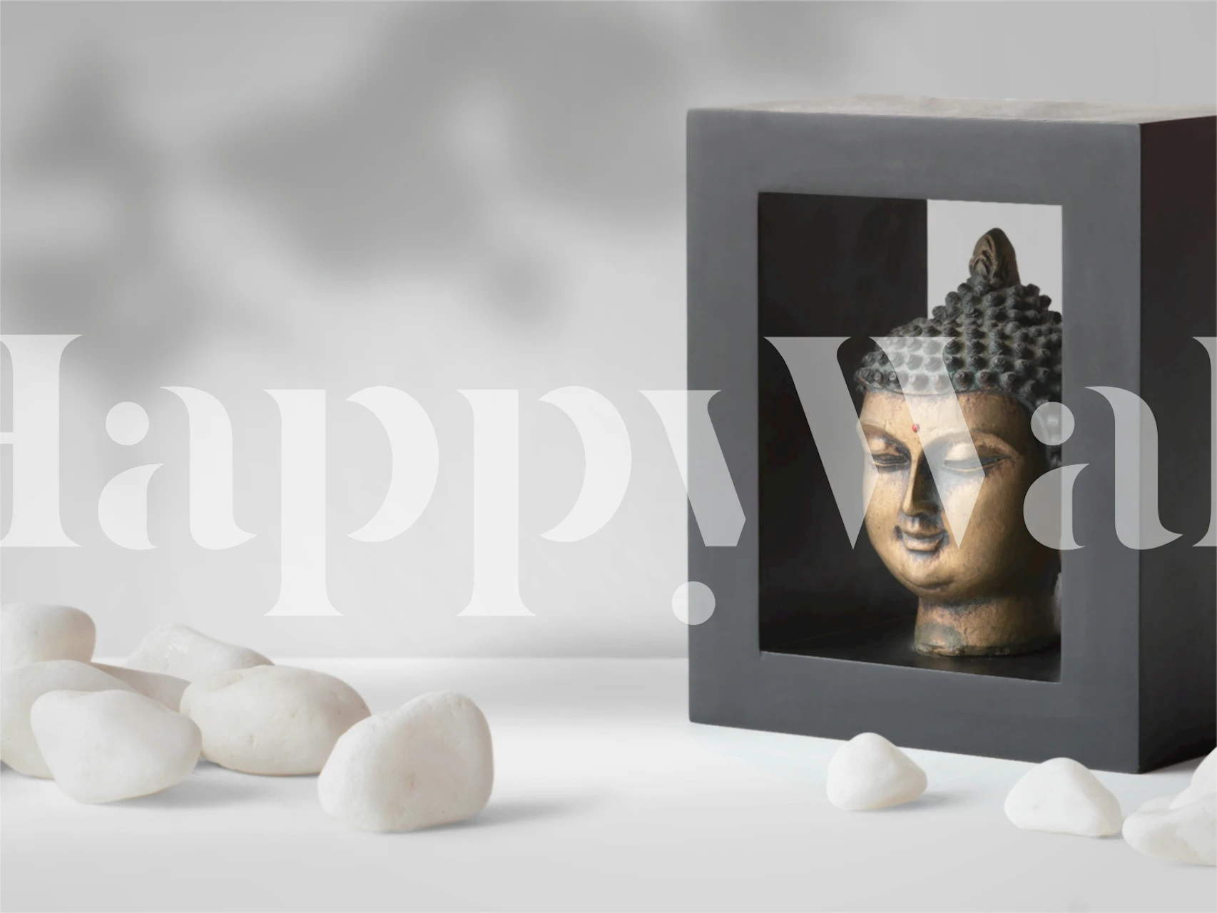 Buddha Art papier peint dans une pièce élégante