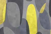 Yellow Abstract Rock papiers peint
