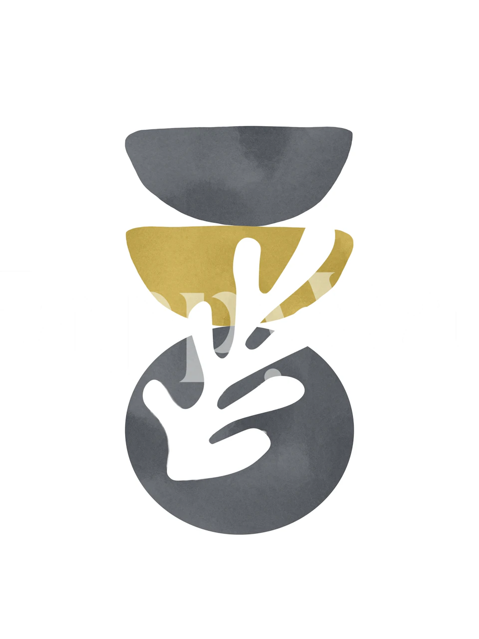 Yellow Matisse wallpaper design in a room