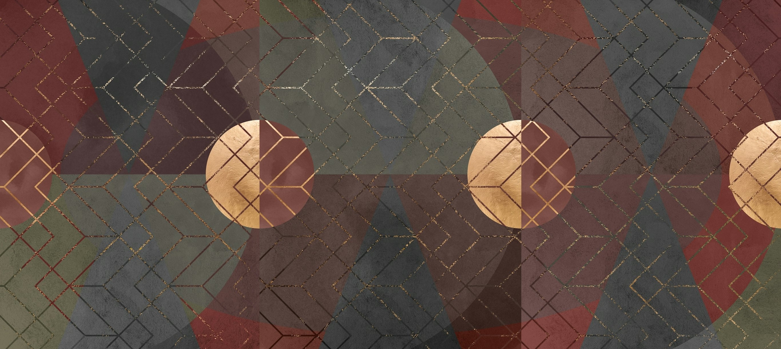 Copper Pattern Wallpaper Buy Online Happywall