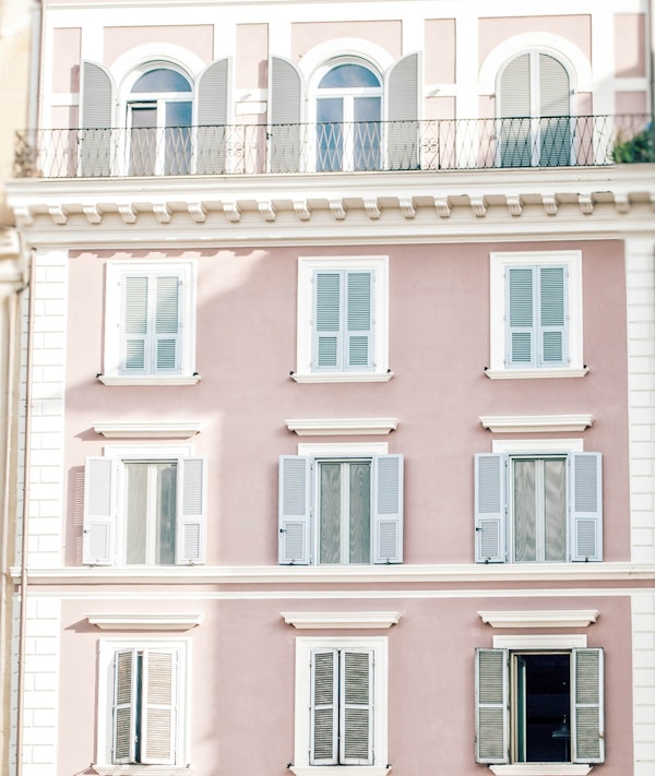 Pink Building in Rome
