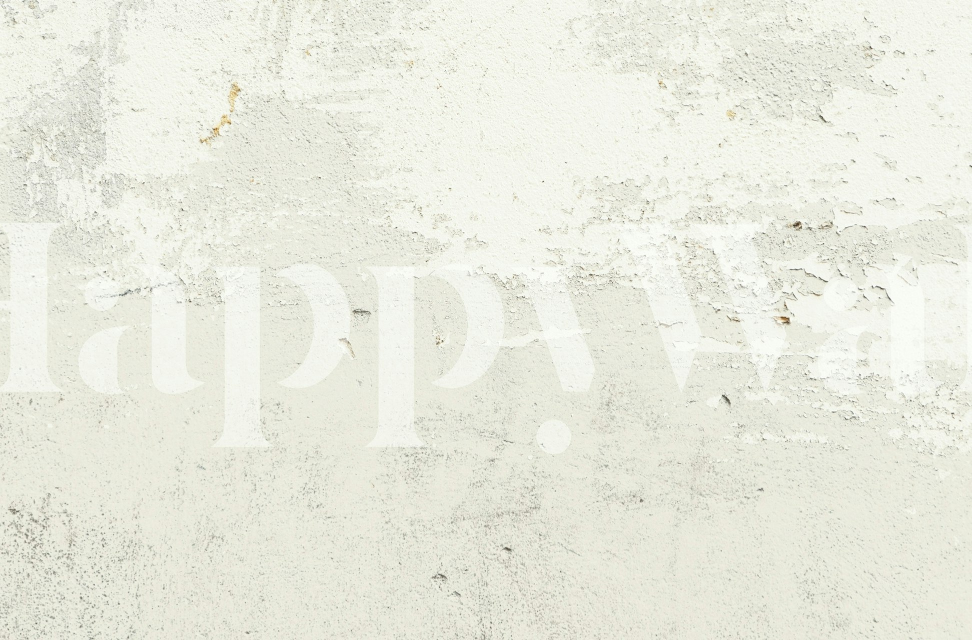 Tapeta Off White Grunge Wall w pokoju