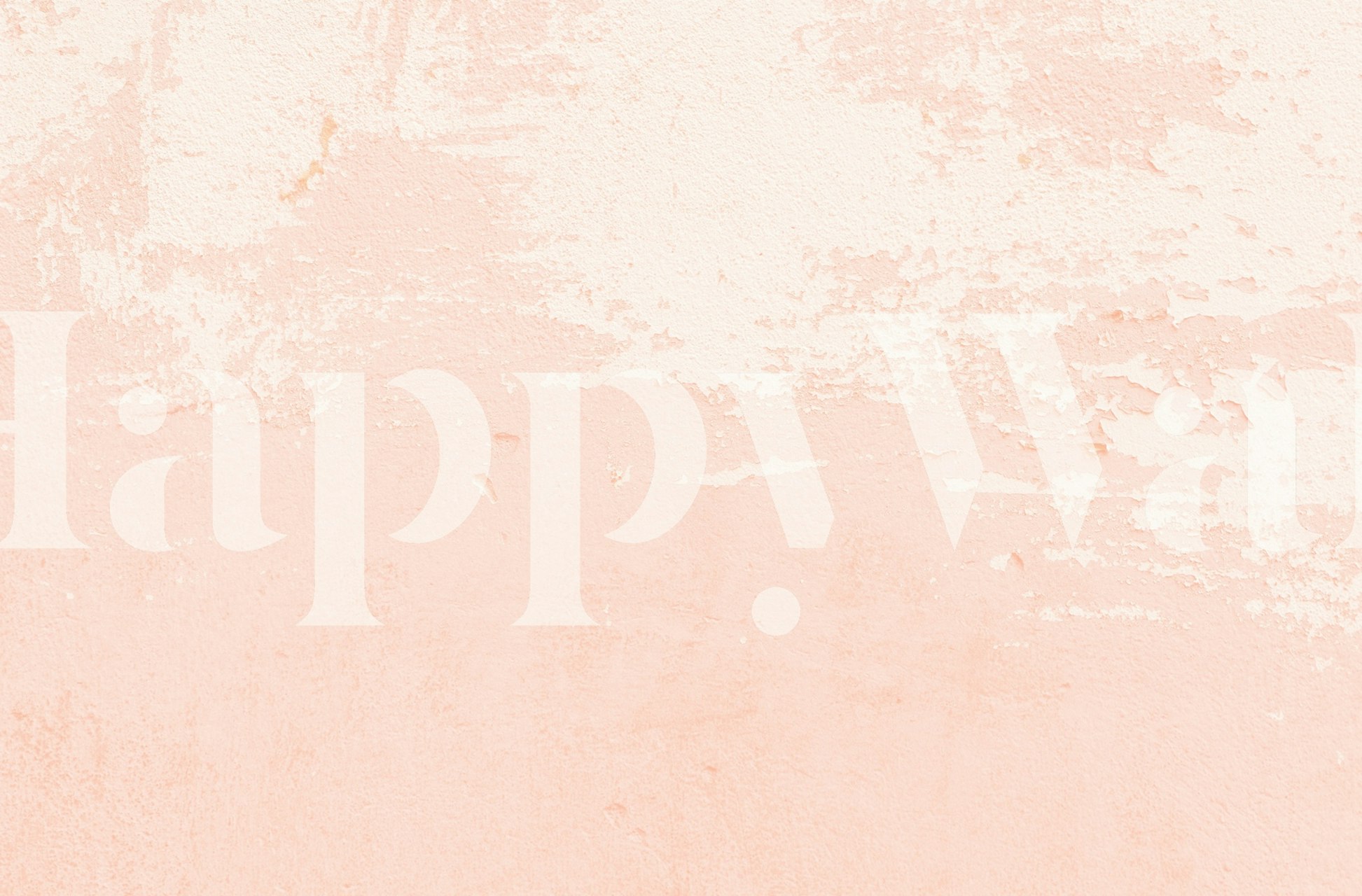 Textured peach wall wallpaper with a warm, faded finish