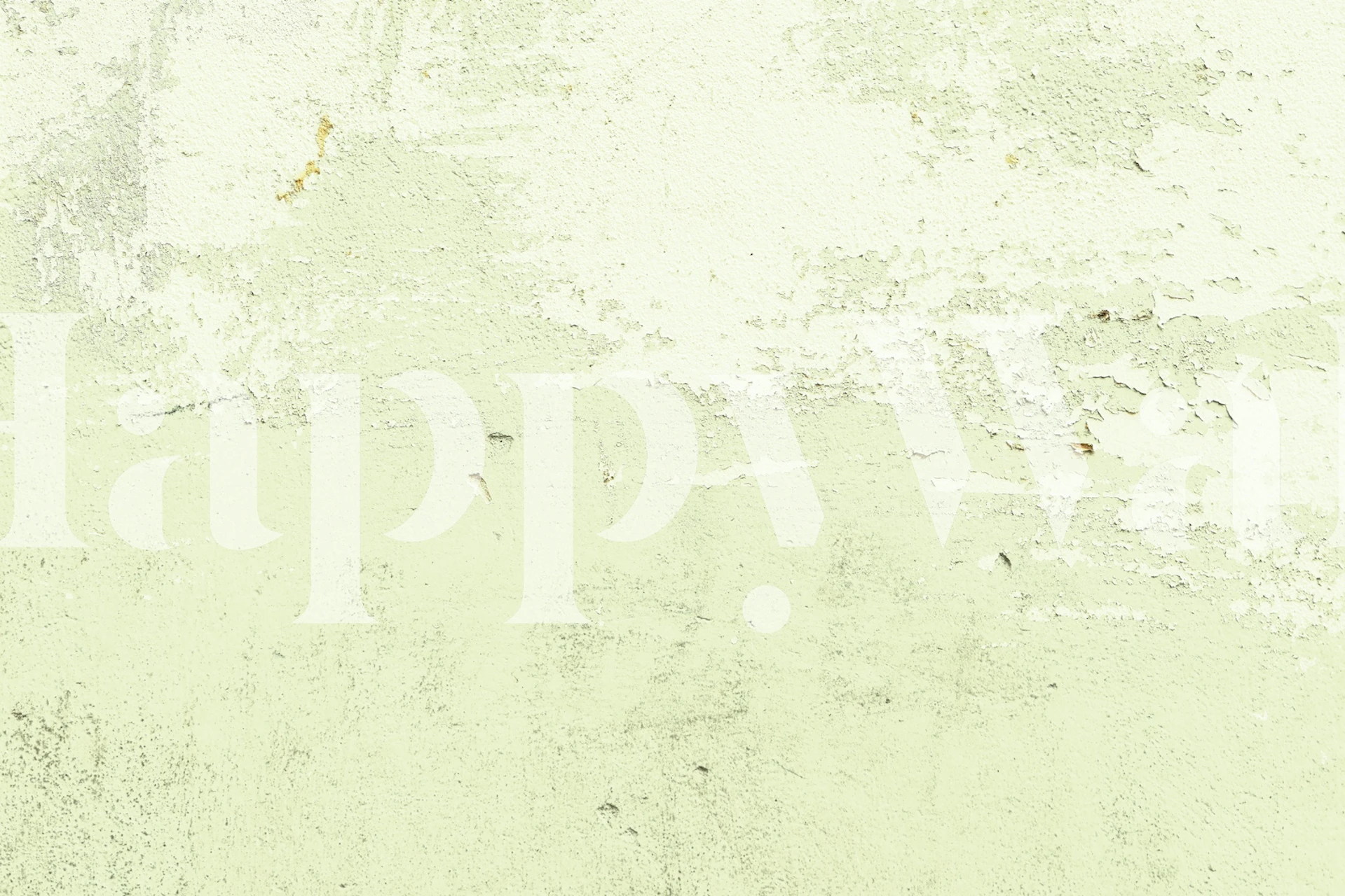 Textured light green wallpaper with distressed finish