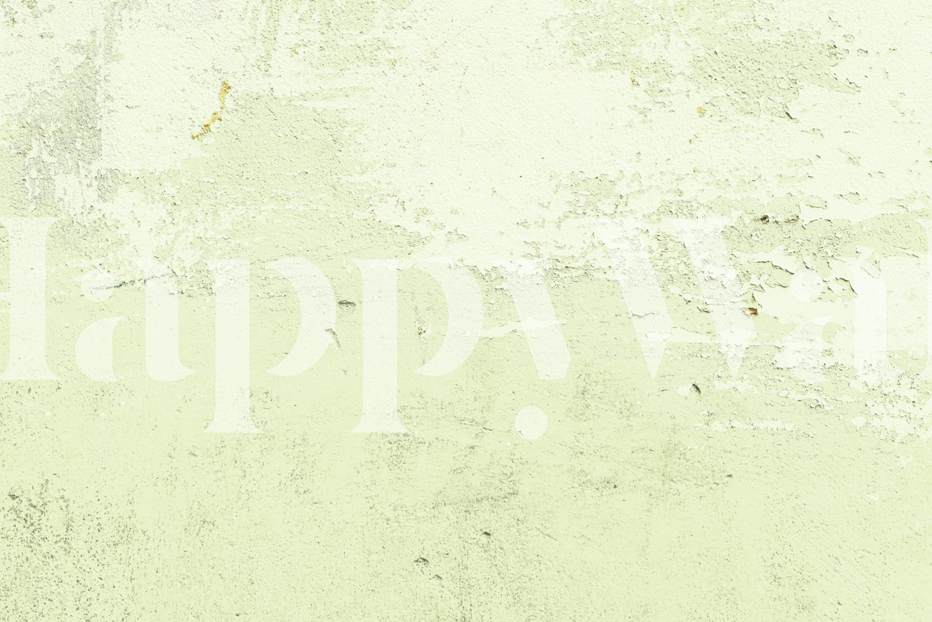 Old Wall Light Green tapetti huoneessa