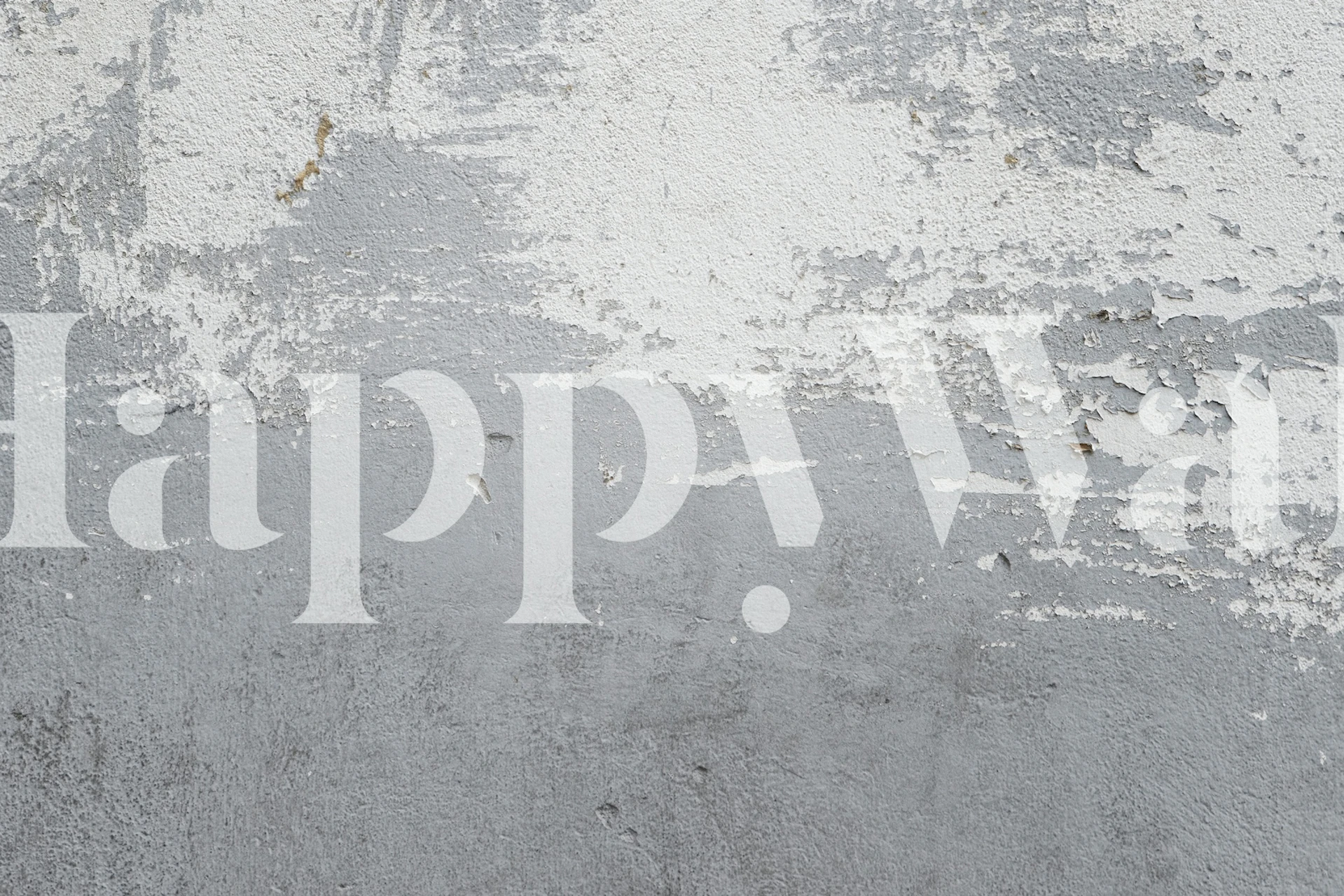 Old Wall Grey wallpaper in a room