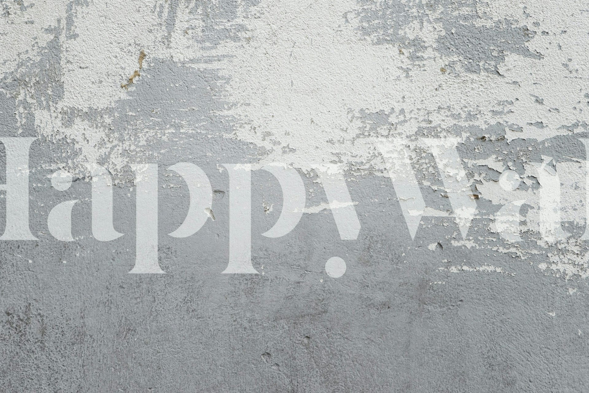 Old Wall Grey wallpaper in a room