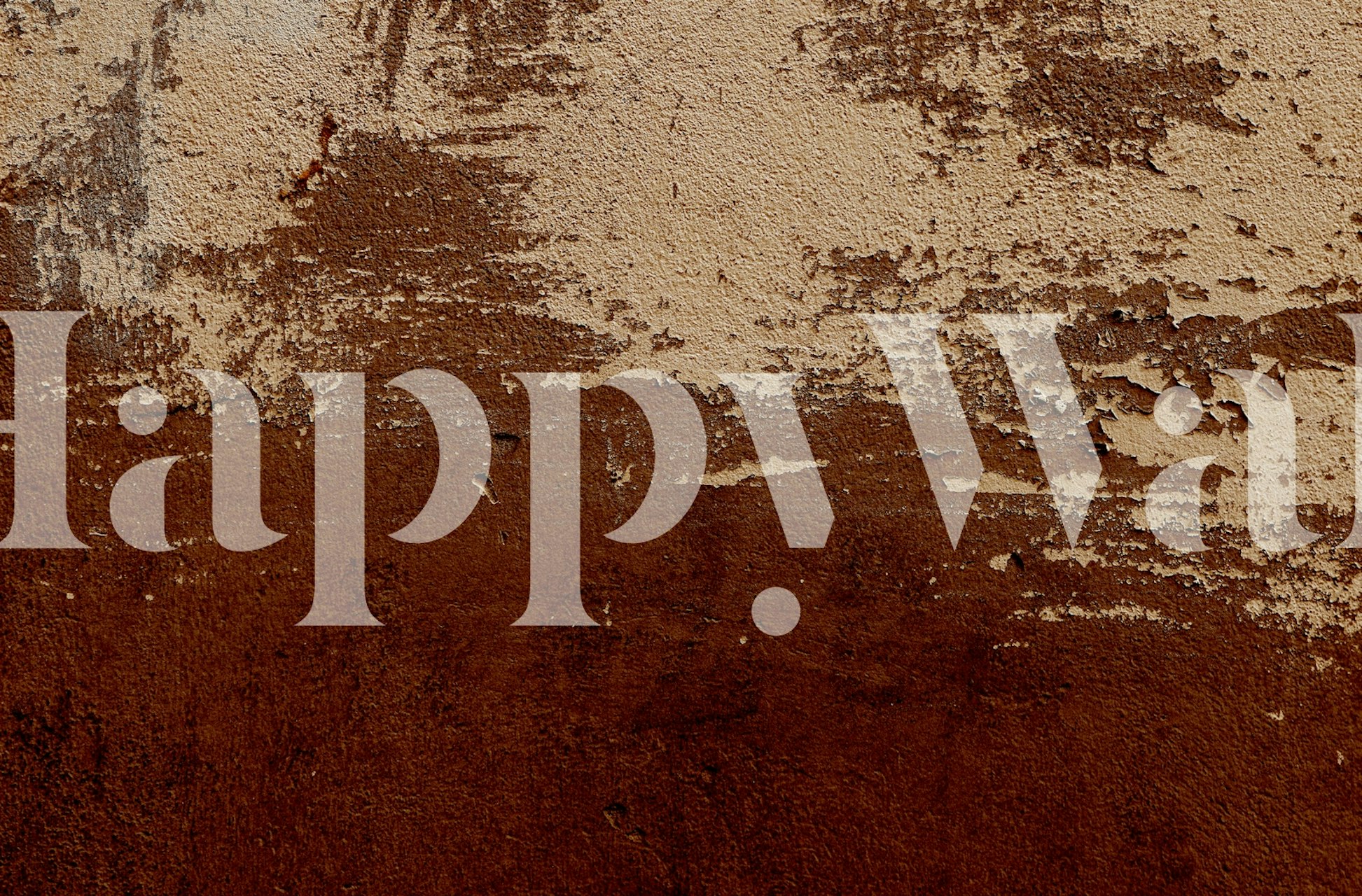 Aged brown and beige old wall texture wall mural