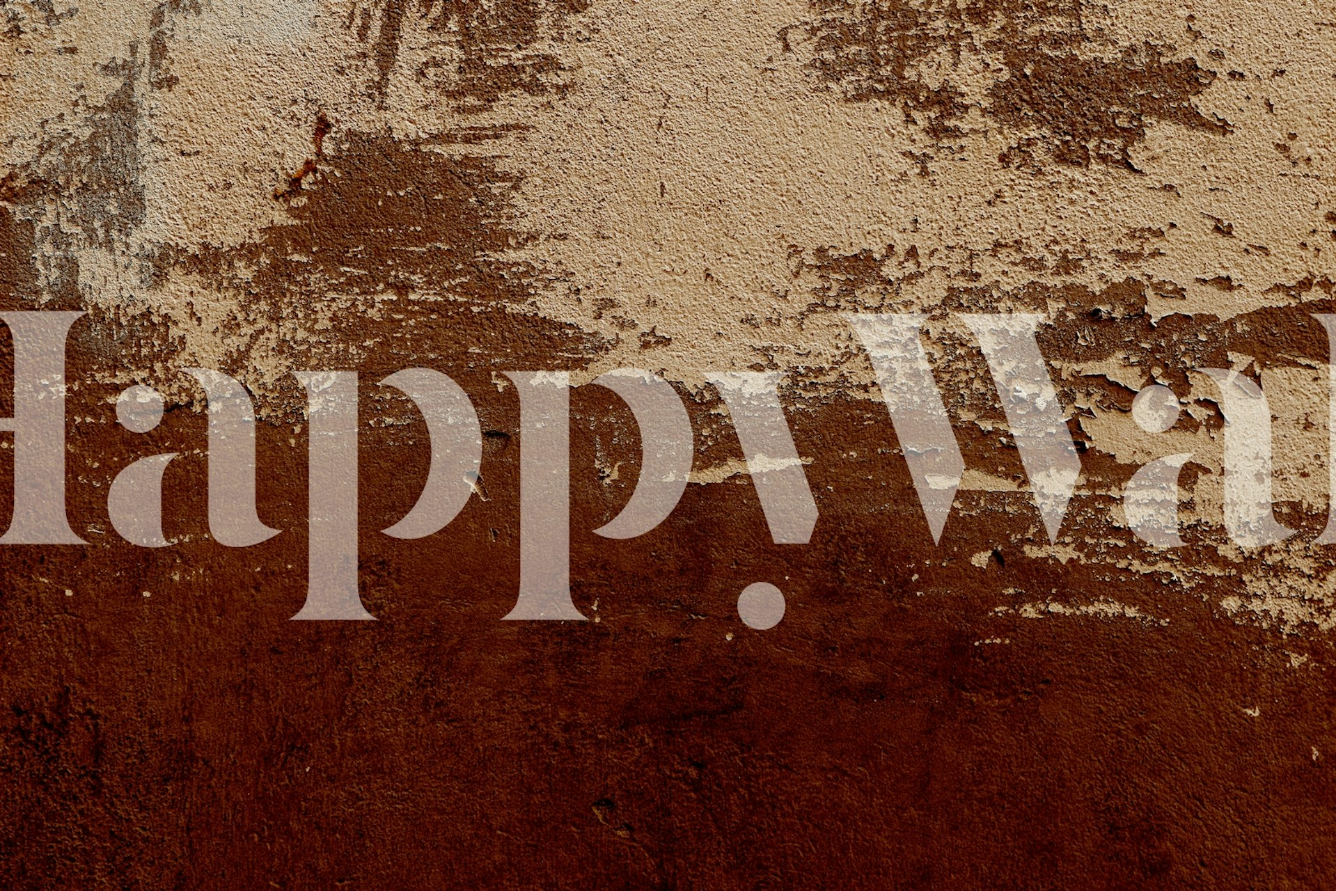 Aged brown and beige old wall texture wall mural