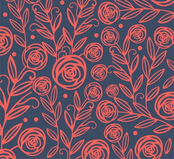 Indigo blue Red Roses Flower