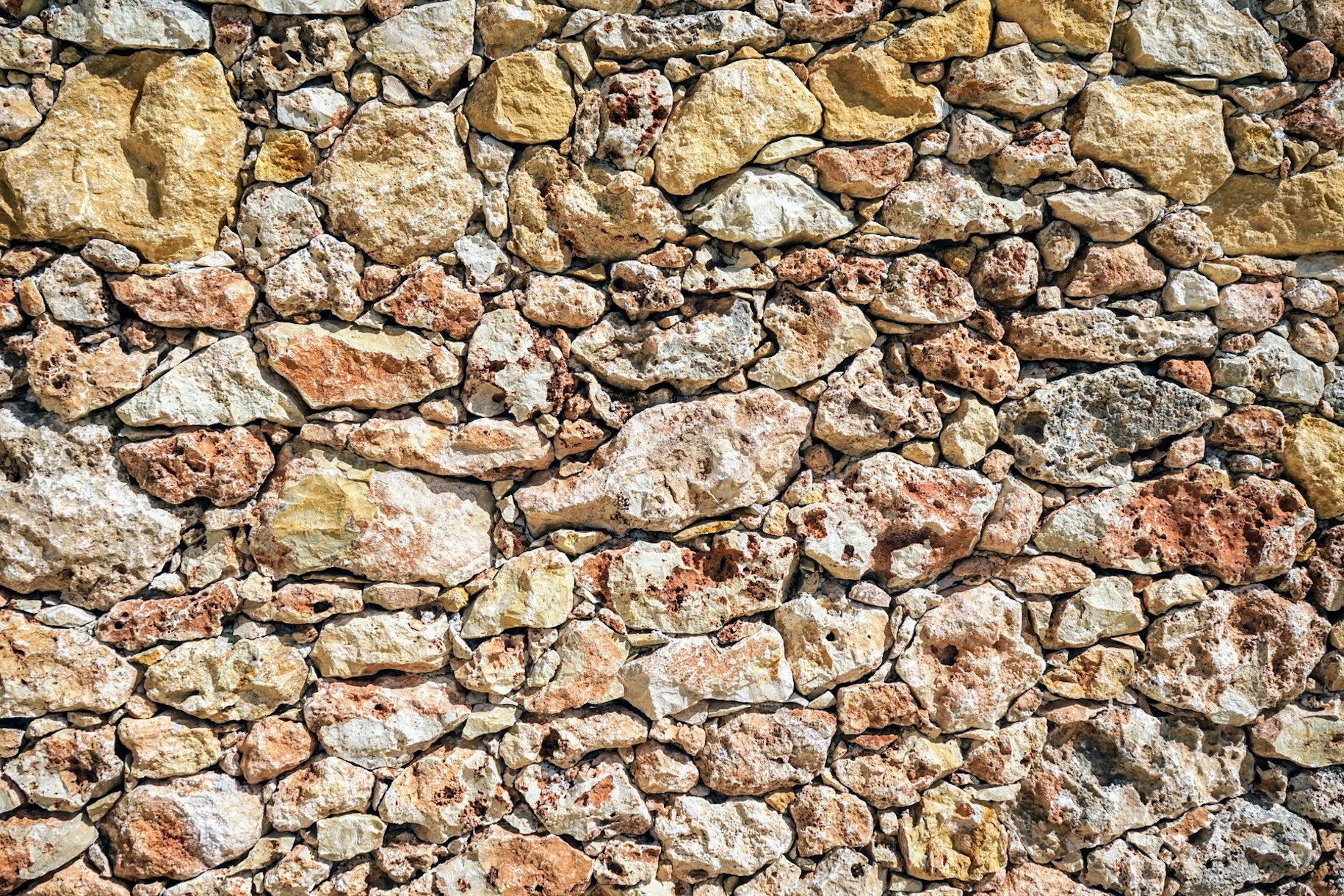 Mediterranean Stone Wall V2 Wallpaper - Buy Online | Happywall