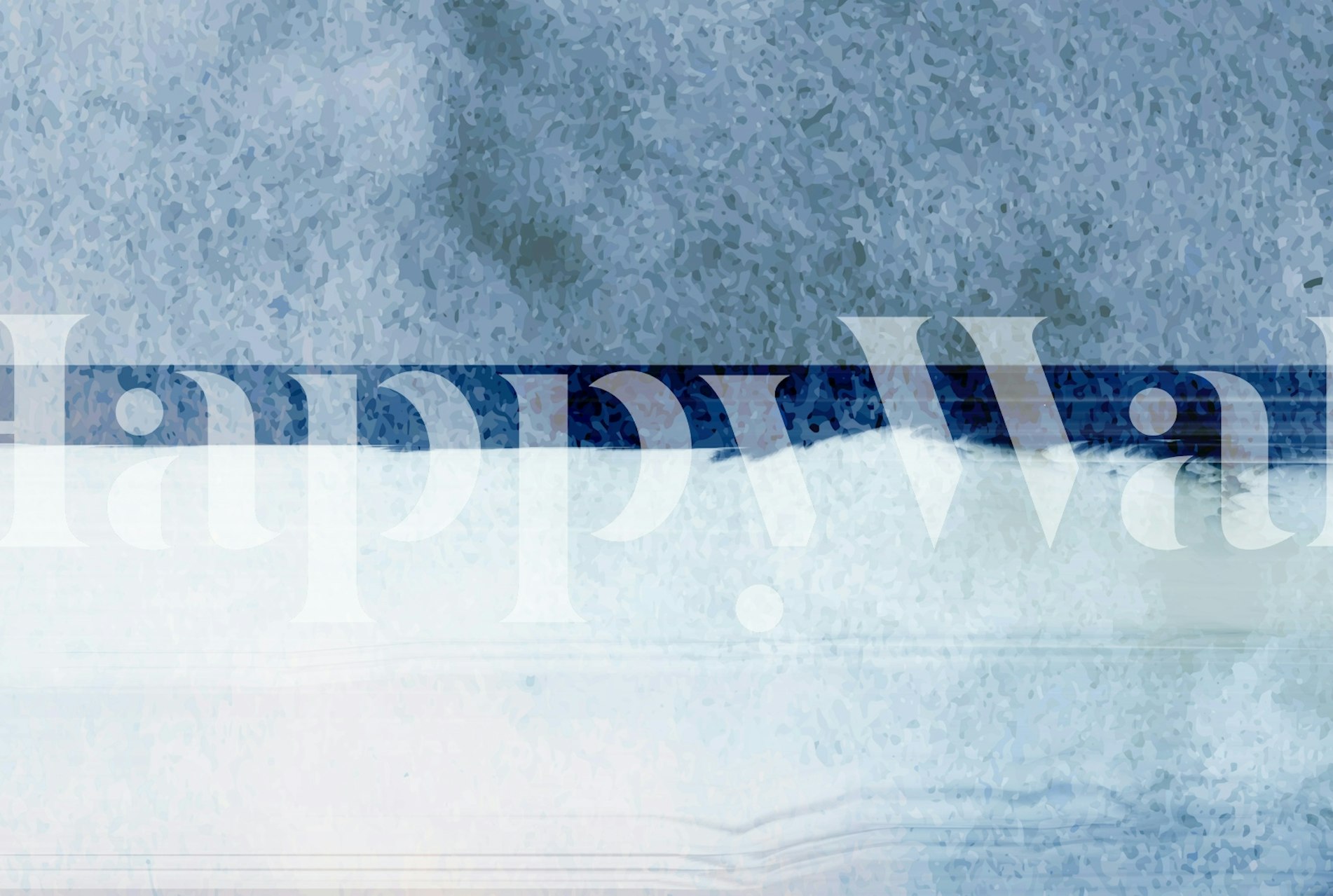 Minimal Blue Gray Japan Zen σχέδιο ταπετσαρίας