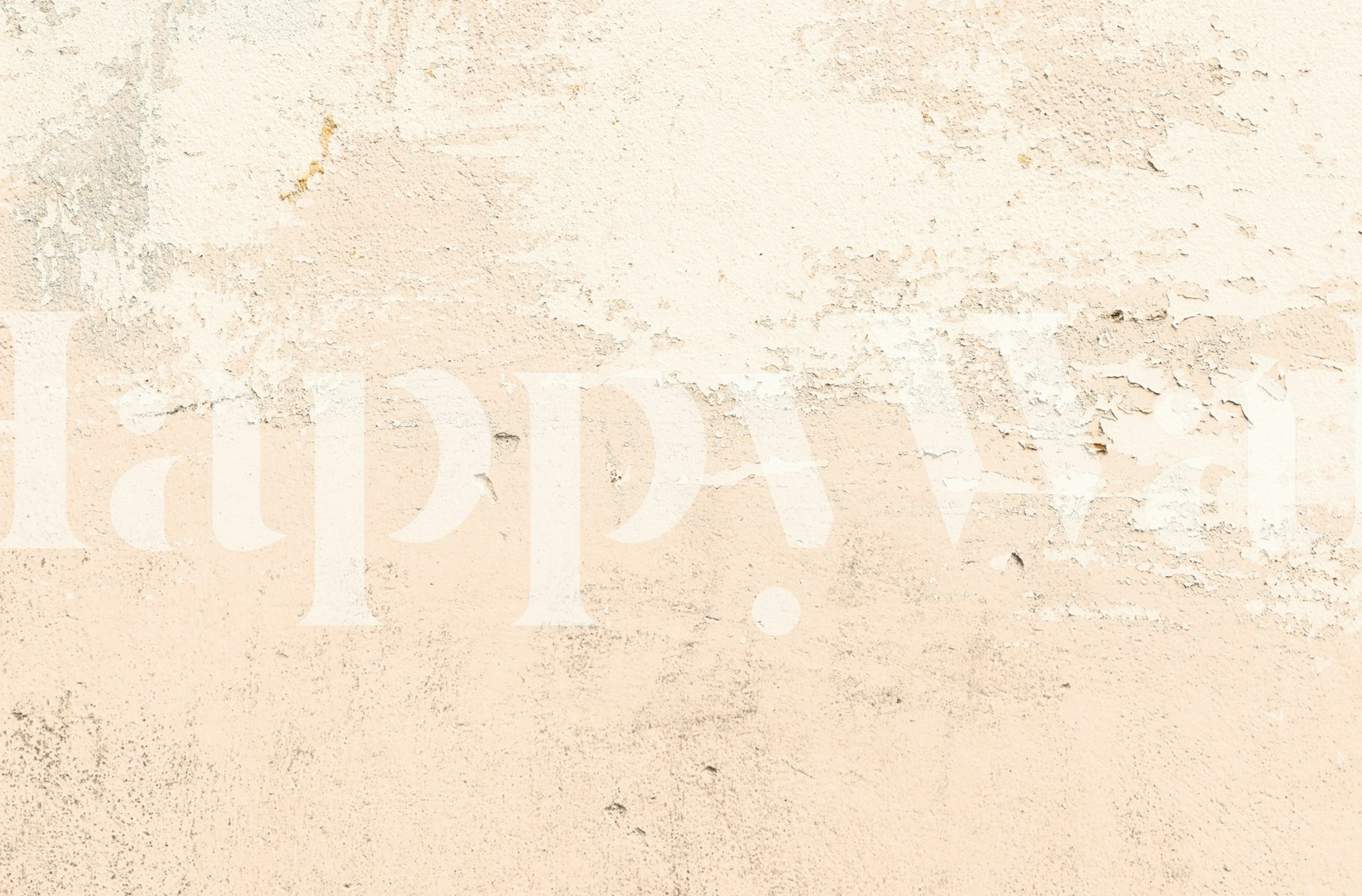 Light Peach Grunge Wall dans une pièce