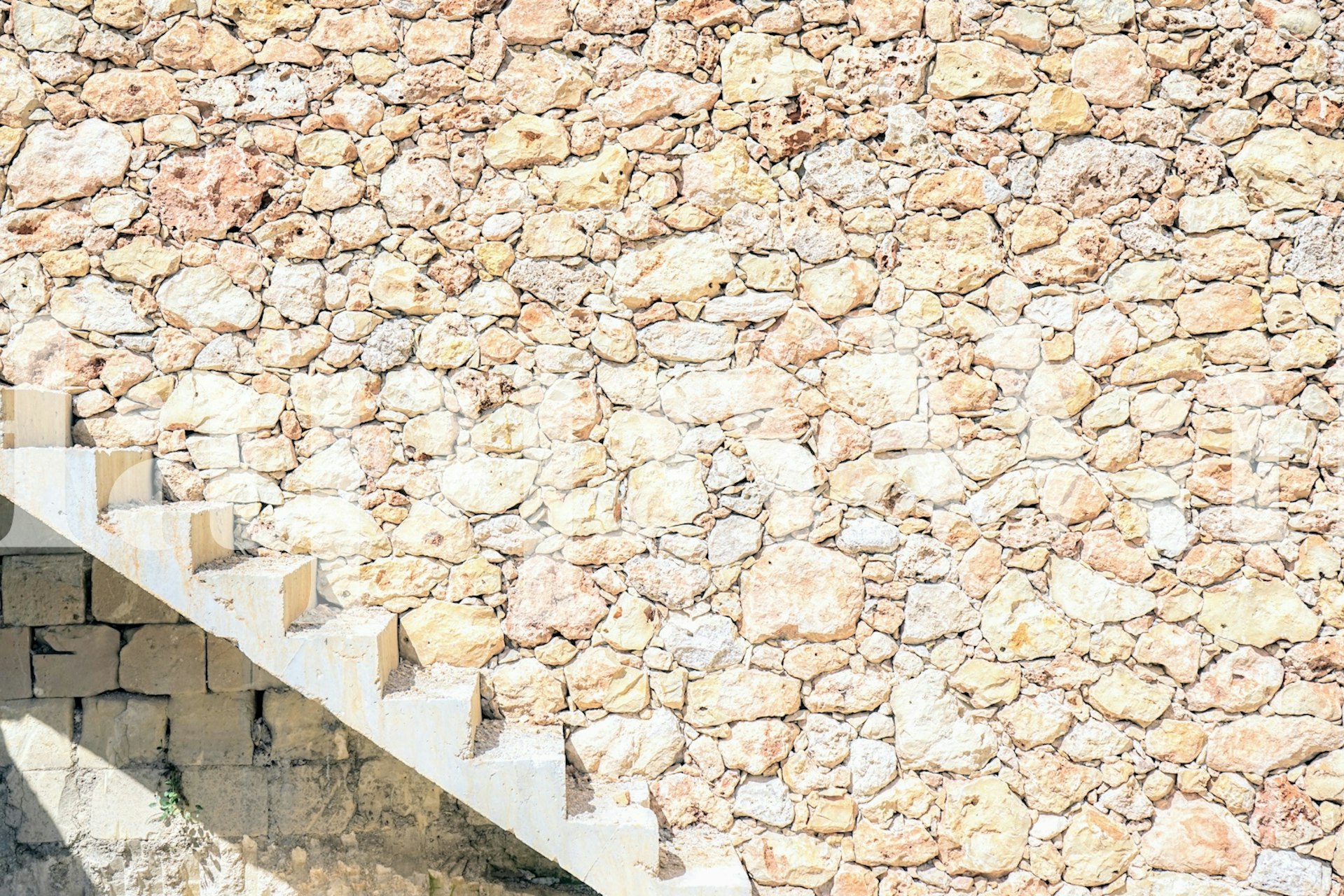 Εσωτερικός χώρος με Stone Wall Wallpaper