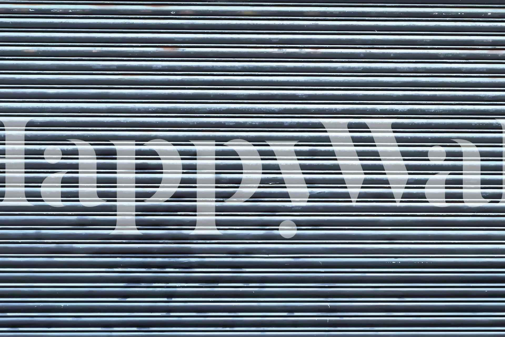 Papel tapiz Cool Gray Metal Wall en una habitación