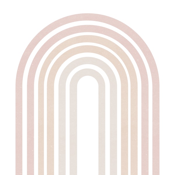 Boho Rainbow Illustration