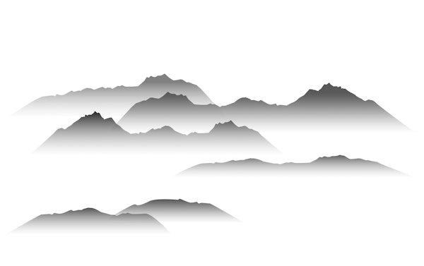 Minimal Morning Mist Mountains