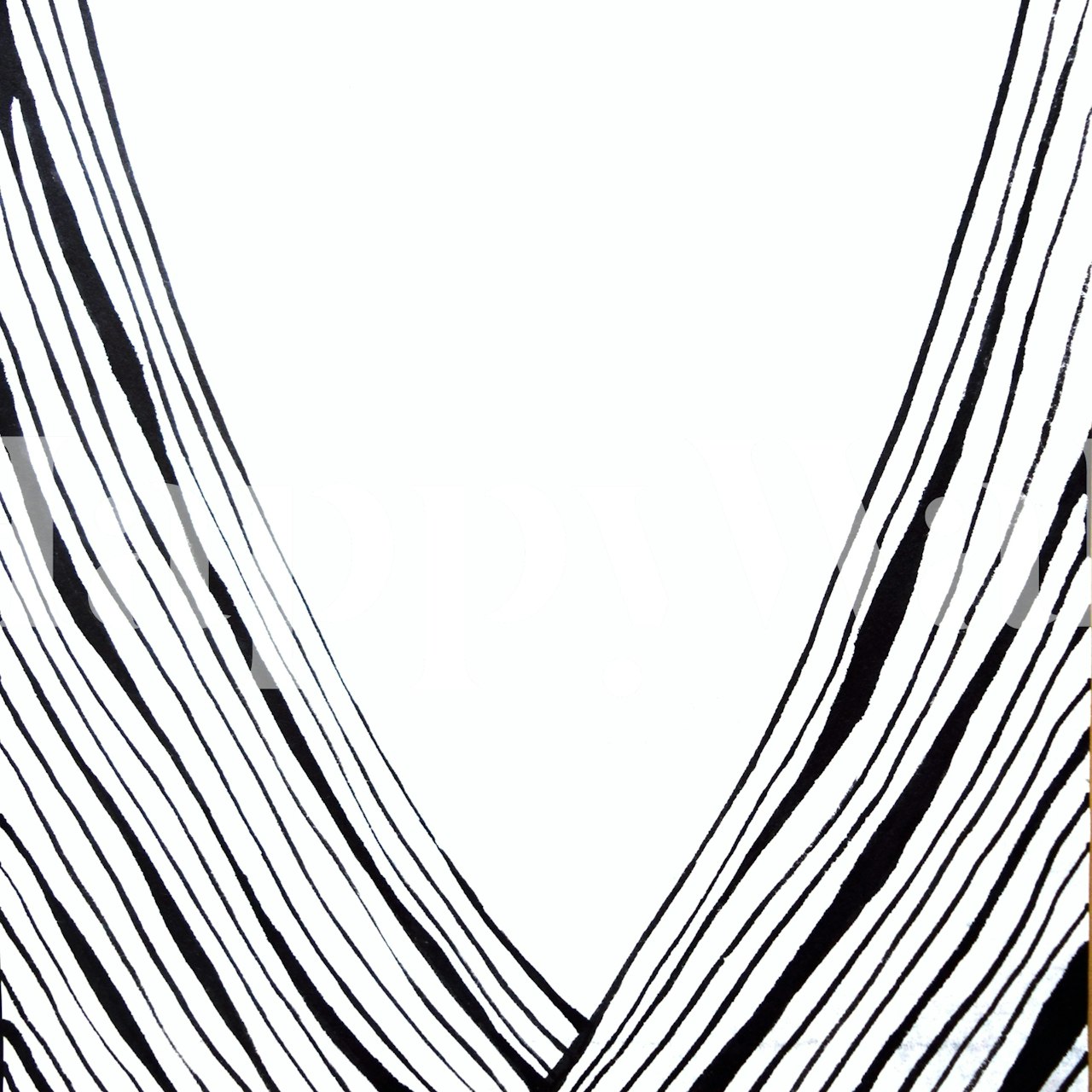 Strings of love wallpaper in a modern room