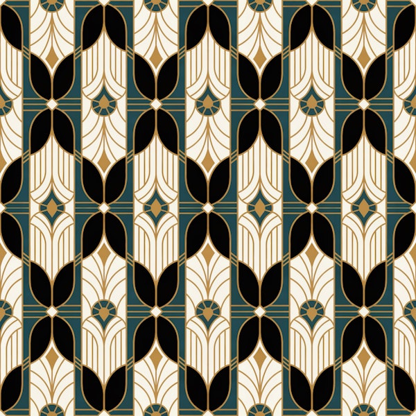Turquoise Art Deco
