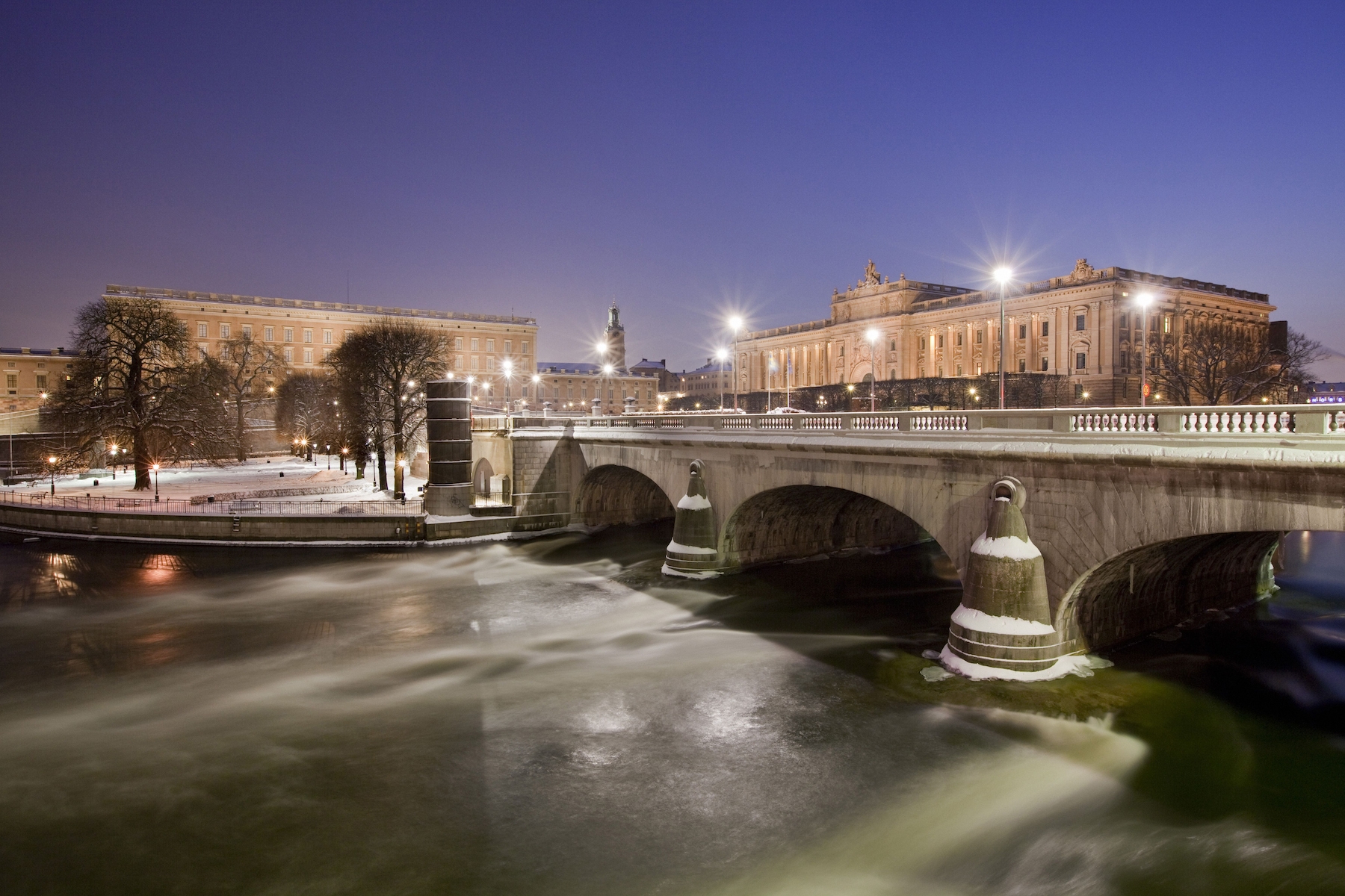 Night at Norrbro Wallpaper Buy Online Happywall