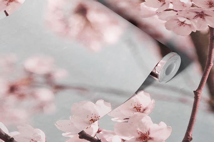 pink blossomswallpaper roll