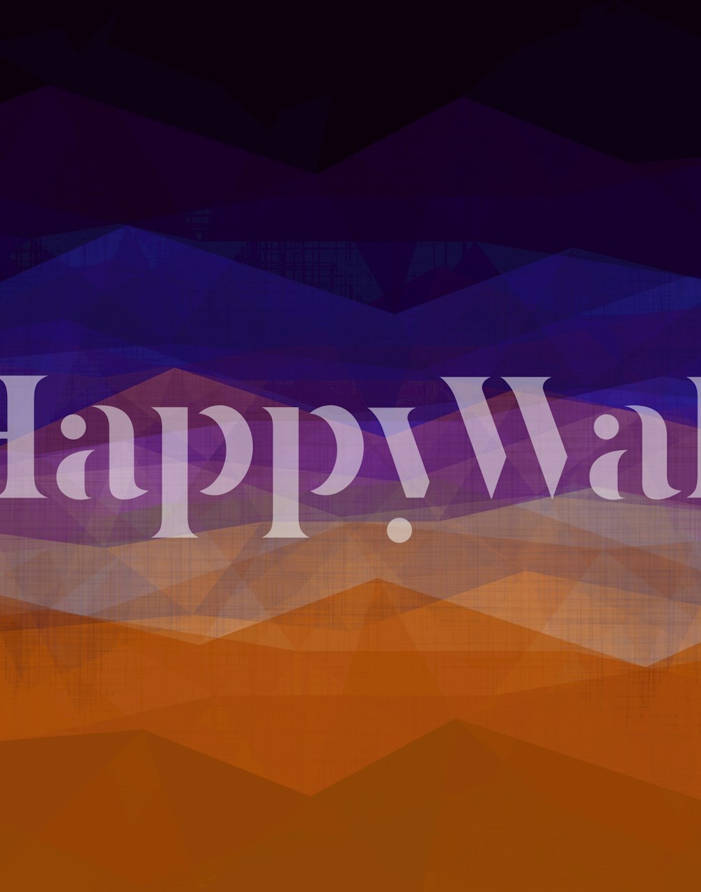 Fototapeta Abstraktní horská krajina v odstínech šeříku, indiga a jantaru.