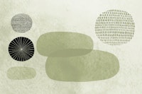 Soft Green Composition wallpaper