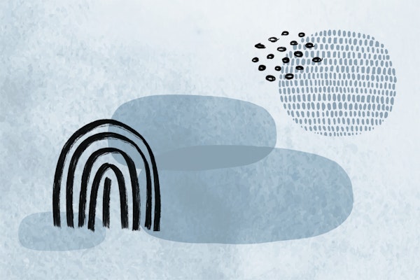 Pastel Blue Gray Minimalist