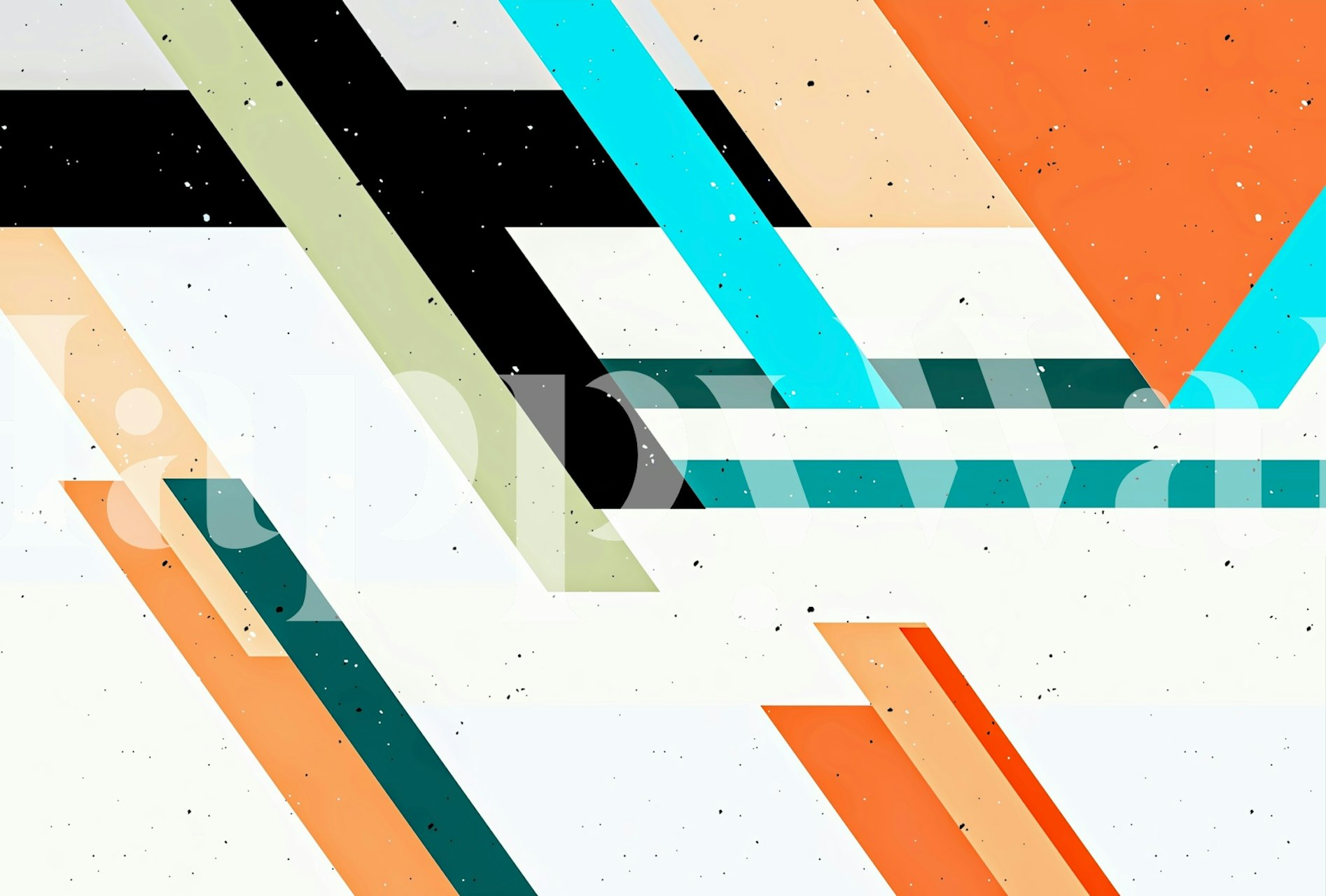 Papel pintado Vintage Life en una habitación elegante