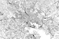 Baltimore Map behang