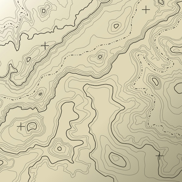 Topographical map