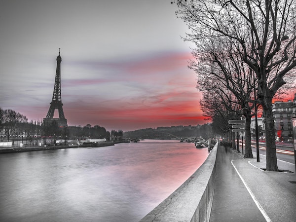 River Seine and Eiffel tower
