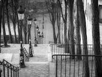 Staircase in Montmartre tapet