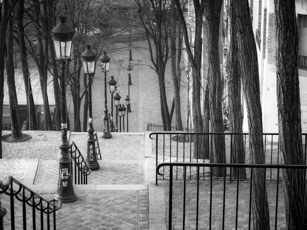 Staircase in Montmartre