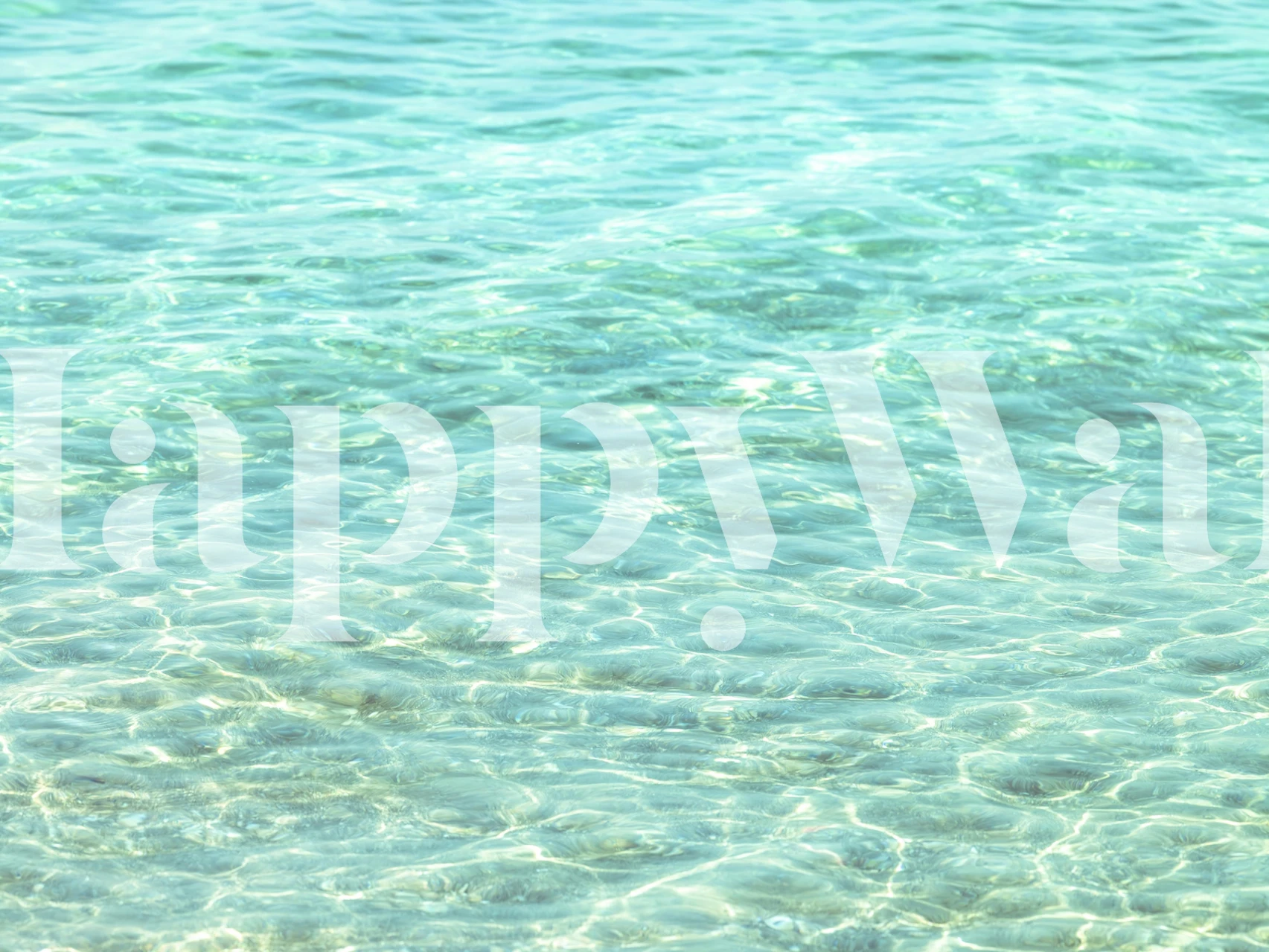 Papel de parede Water Surface 4 em um quarto