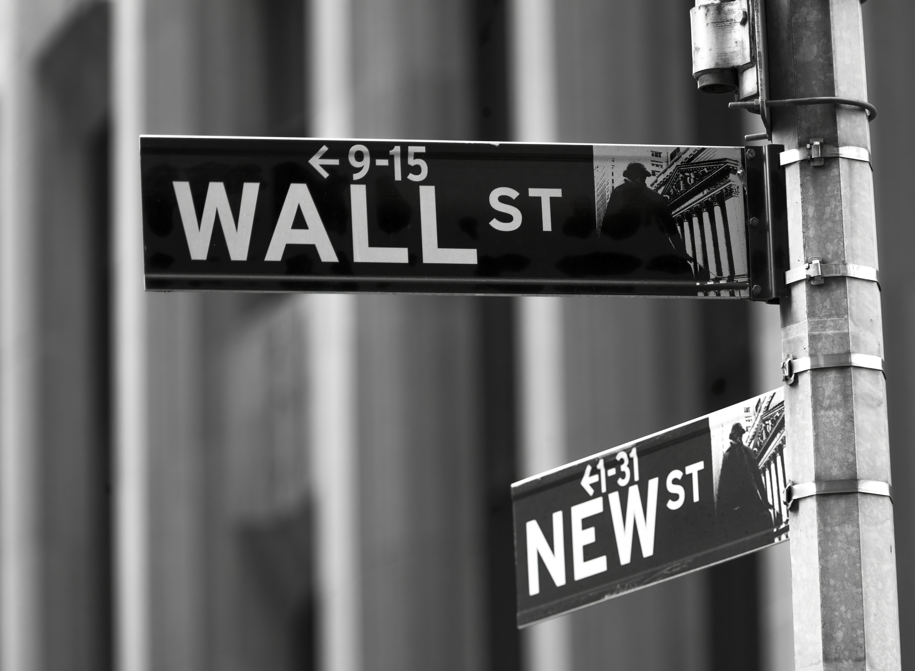 Wall Street Sign Wallpaper | Buy Now on Happywall