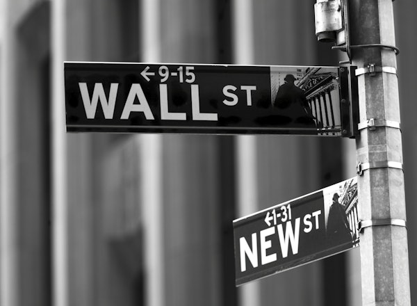 Wall street sign