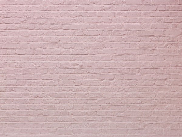 Pink color brick wall