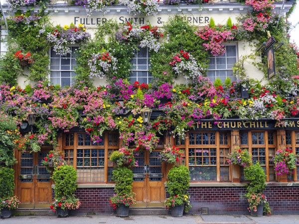 The Churchill Arms pub