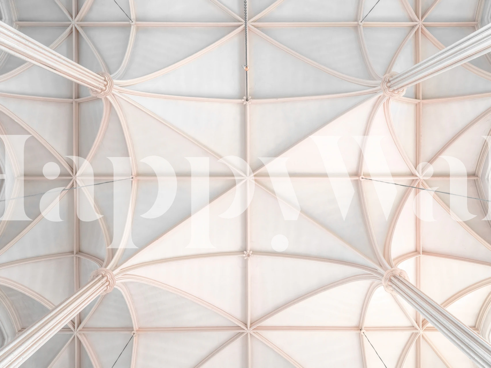 Design de papel de parede Architectural church ceiling