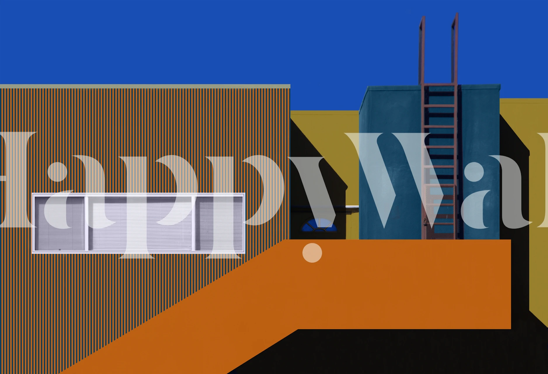 Ocean Breezes Apt design de papel de parede em um quarto