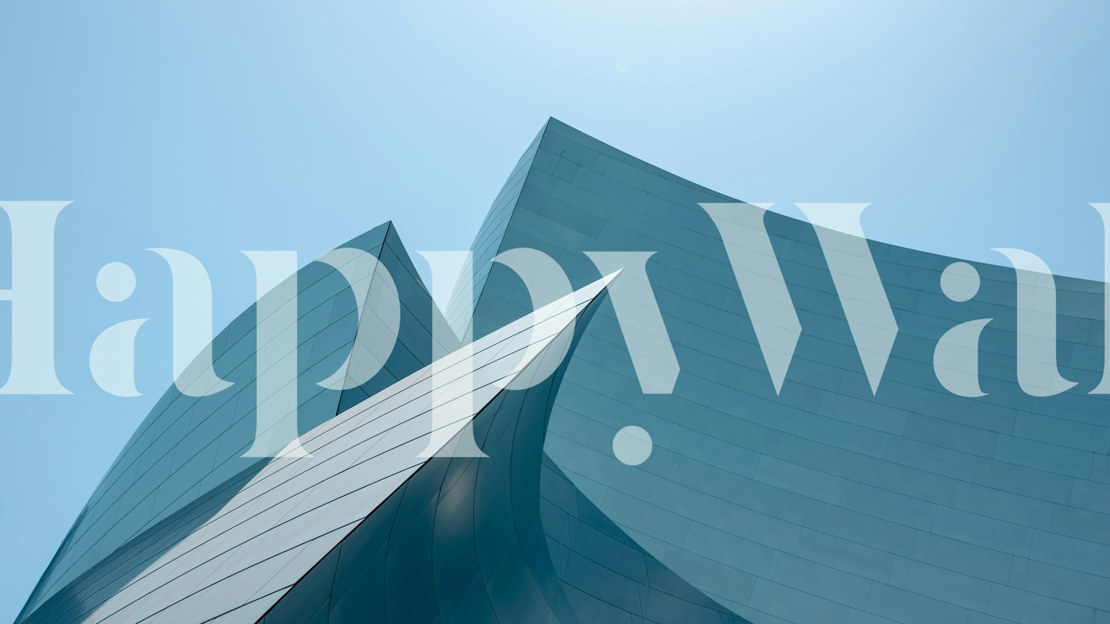 Abstrakt shape study wallpaper i et rum