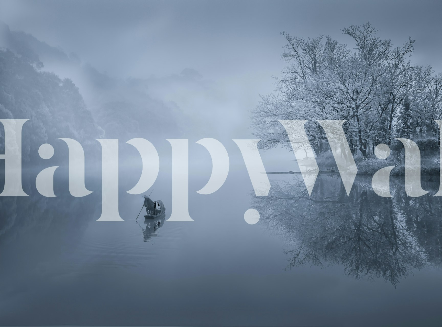 Sailing To The Fog behang in een serene kamer