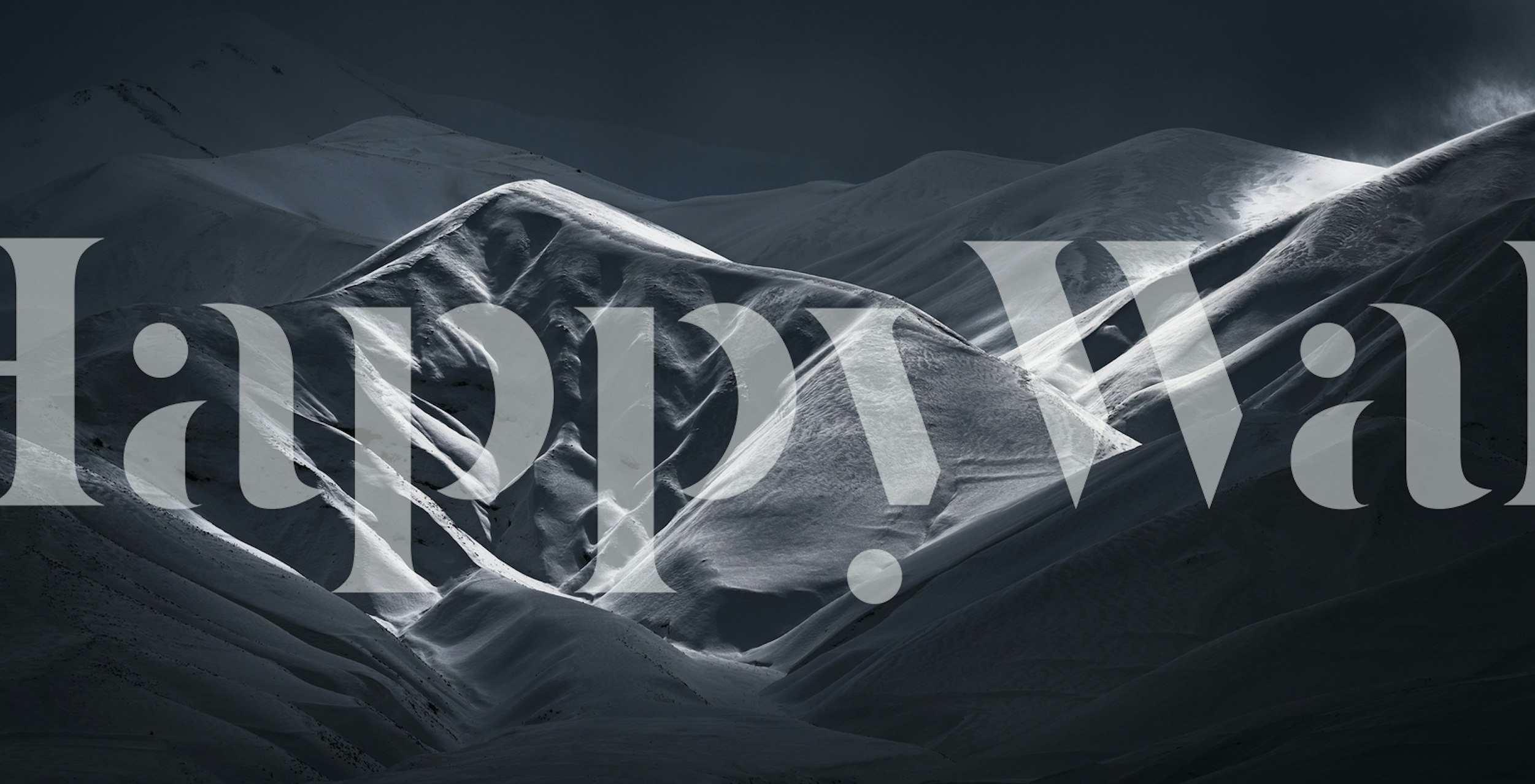 Alborz Mountains panoramic wall mural with snow-capped peaks