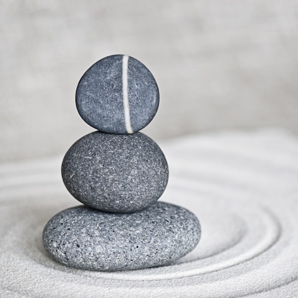 Balanced Stone Zen Style